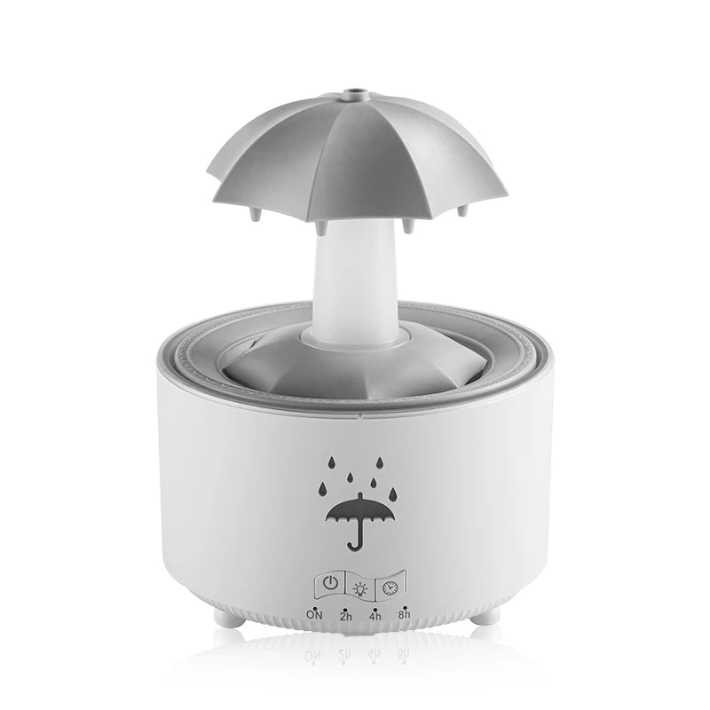 Umbrella Water Drop Air Humidifier with Colorful Light Raindrop Aroma Essential Oil Diffuser Aromatherapy Humidifier