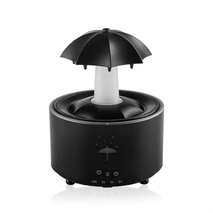 Umbrella Water Drop Air Humidifier with Colorful Light Raindrop Aroma Essential Oil Diffuser Aromatherapy Humidifier